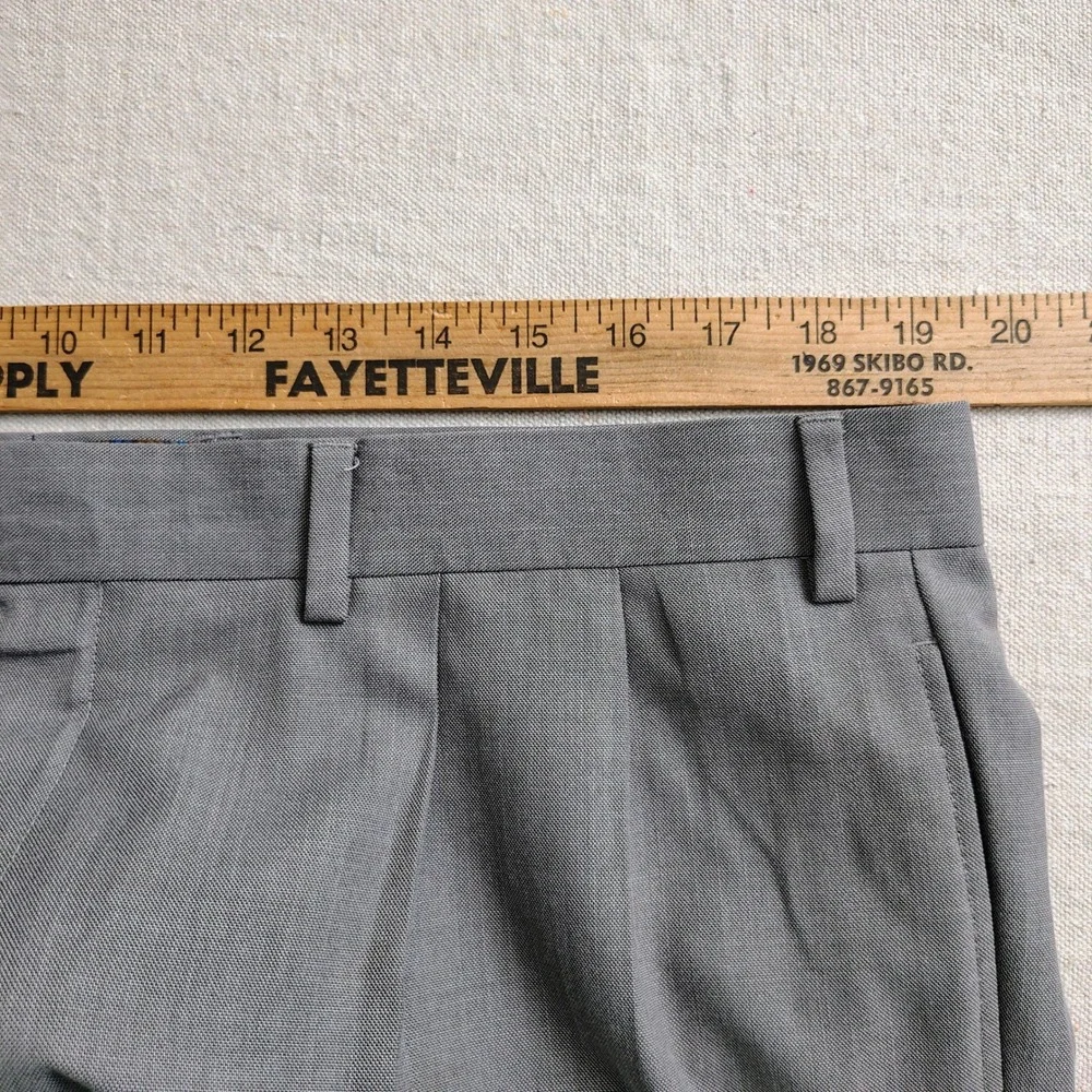 Lauren Ralph Lauren Mens 38x32 Pleated Dress Pants Brown Preppy old money